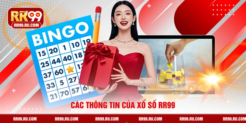 Các thông tin của xổ số RR99
